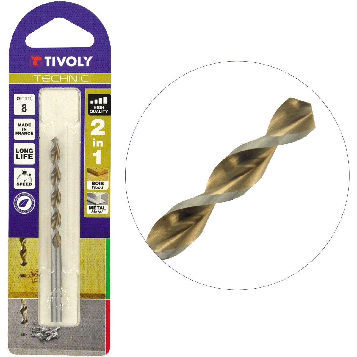 Foret Bois Métal Foret Bois Et Métal 2en1 3mm Perçage Rapide Et Précis Bois Durs Et Aciers Graduation Laser TIVOLY Foret Bois Métal 8mm 2 En 1 Foret Bois Métal Foret Bois Et Métal 2en1 3mm Perçage Rapide Et Précis Bois Durs Et Aciers Graduation Laser TIVOLY Foret Bois Métal 8mm 2 En 1
