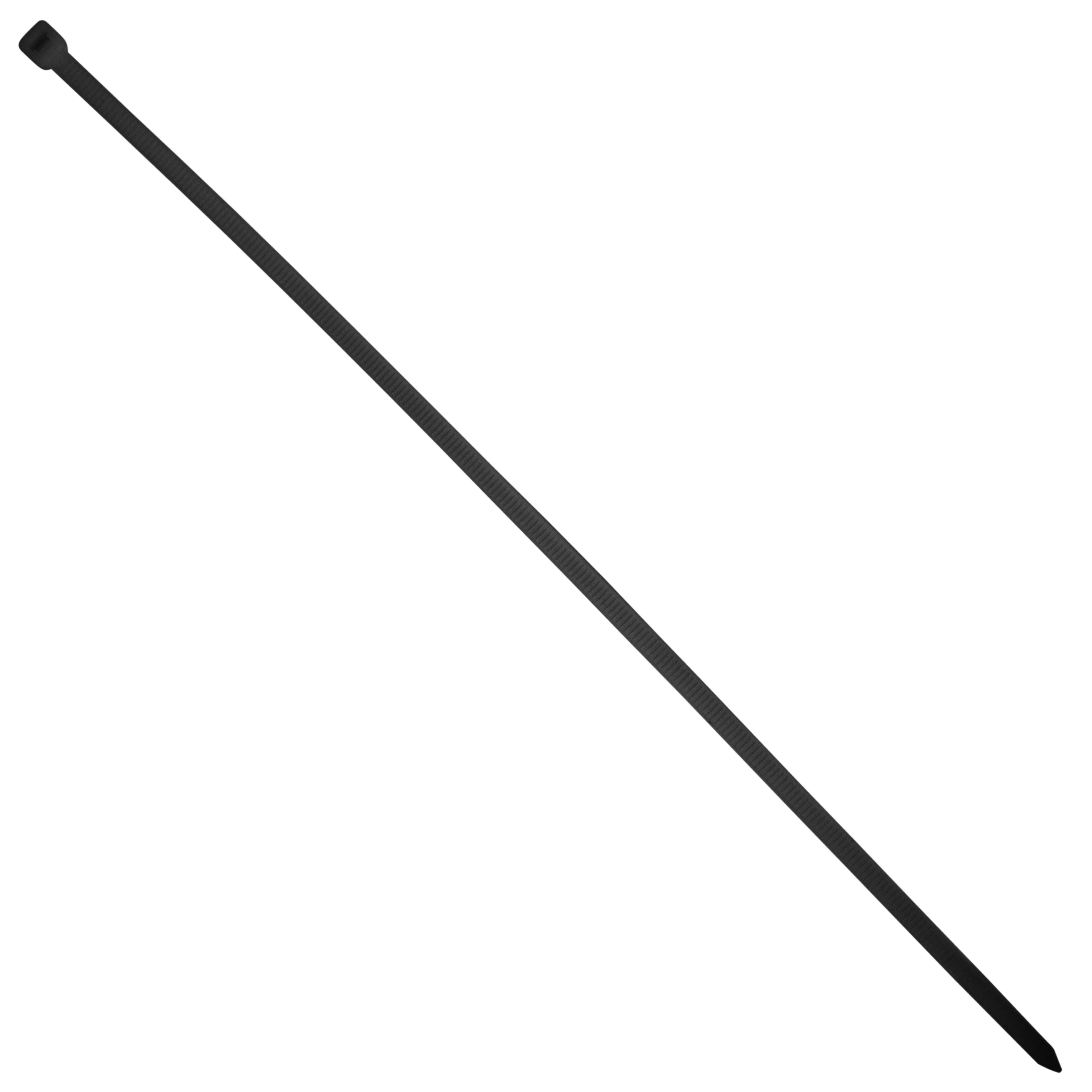 Collier rapide noir lot de 100 colliers 200 x 4,6 mm - 2