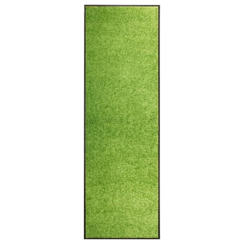 Wycieraczka z możliwością prania, zielona, 60 x 180 cm vidaXL