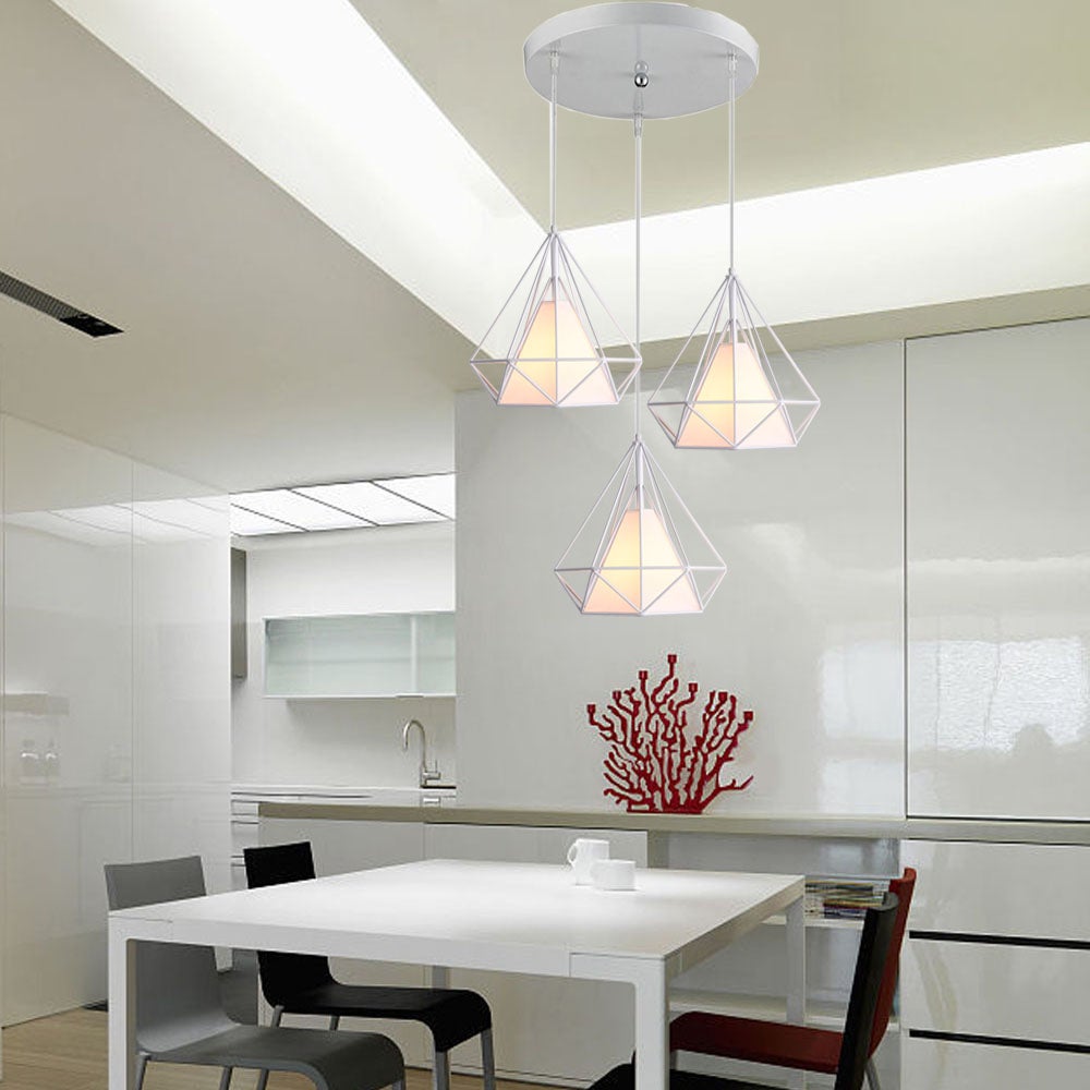 Plafoniere Interni, Lampade A Soffitto A Forma Di 25cm Diamante In Metallo E27 Illuminazione A Soffitto Per Corridoio Bar Cucina Oro Rosa 40651059