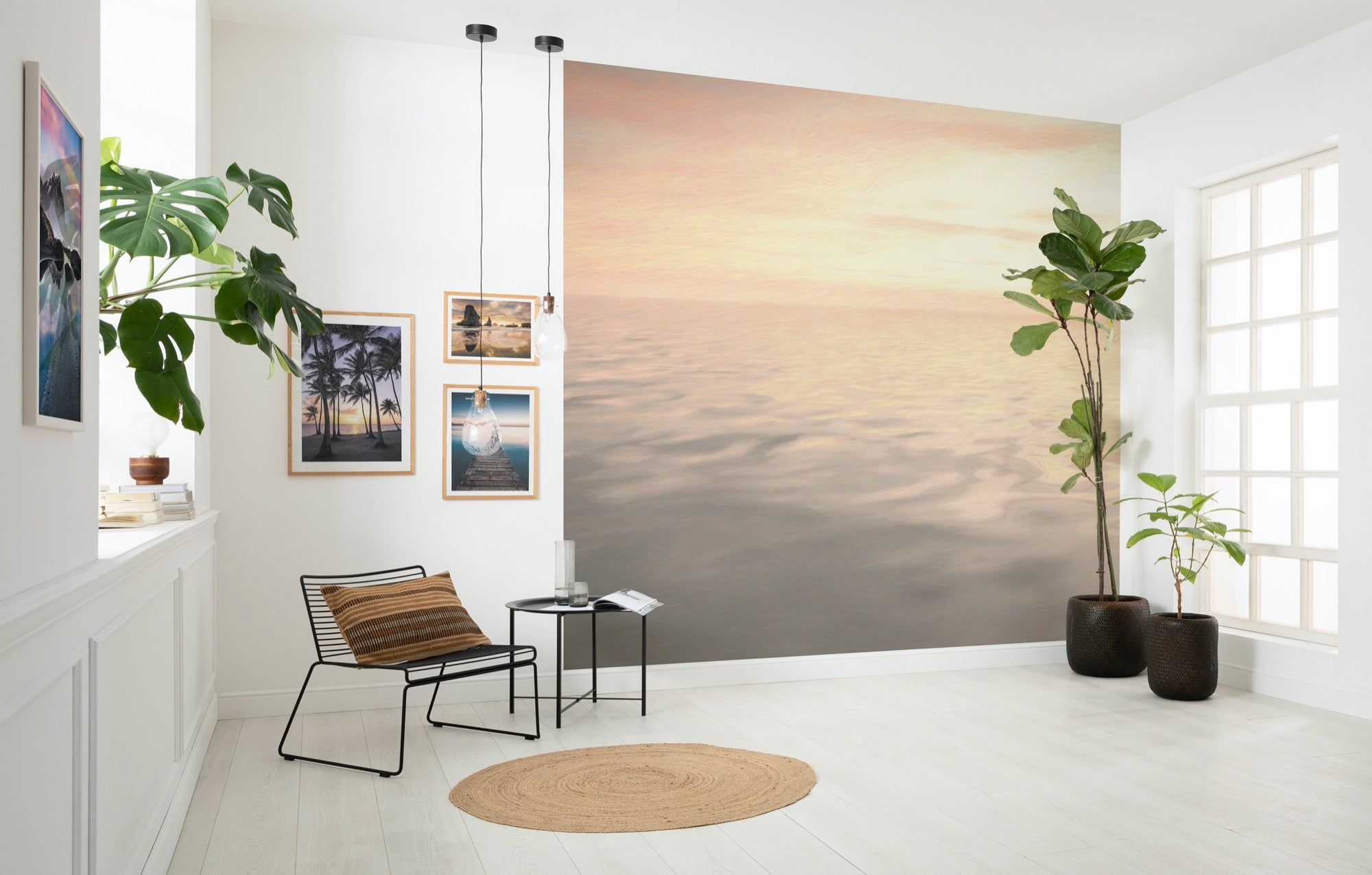 Fototapeta morze łososiowymIliliowo fioletowym - 300 x 280 cm - SANDERS &amp; SANDERS