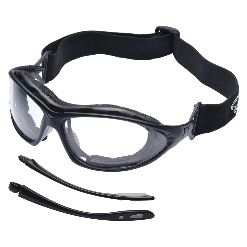 Gafas de seguridad antivaho para el trabajo con correa para el