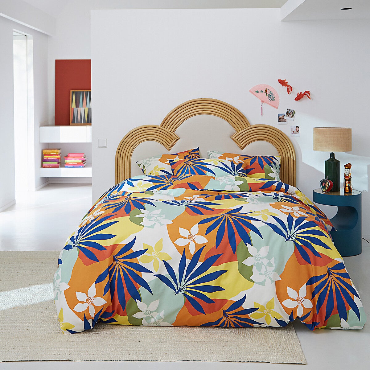 Housse De Couette Percale De Coton Vent Du Sud – 240x220 Cm, Vert Anis, 80 Fils