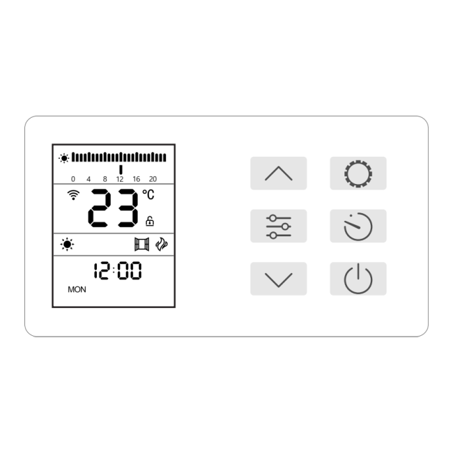 Grzejnik elektryczny konwektorowy 2500W IP24 Wi-Fi Biały Warmtec EWE+ 2500 - 4