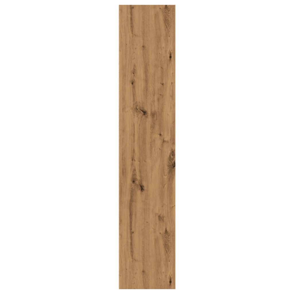Bibliothèque | Armoire de livres | Meuble de Rangement chêne artisanal 60x30x152 cm bois d'ingénierie CFW312945 - 5