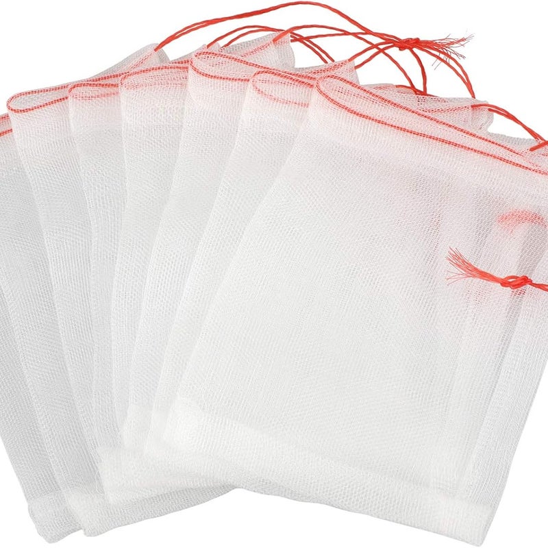 Siatka przeciw owadom 10 x 15 cm, 50 szt. - Worek ochronny do roślin i owoców - Worek ochronny do ogrodu, chroniący rośliny i owoce