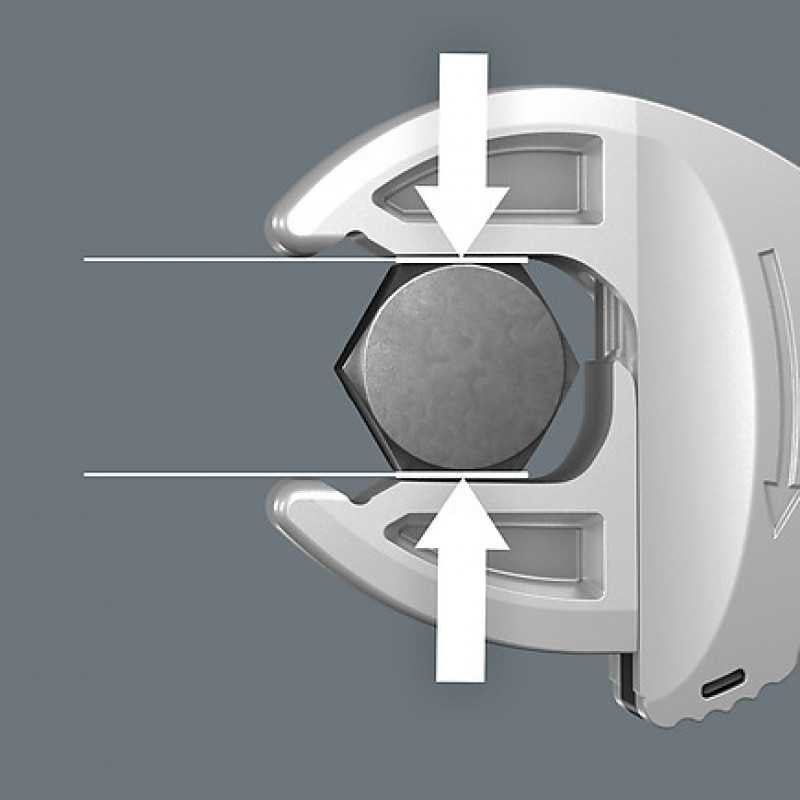 Wera 05020100001 6004 Joker S Clé plate à ajustement automatique Ouverture de clé (métrique) 10 - 13 mm Ouverture de - 8