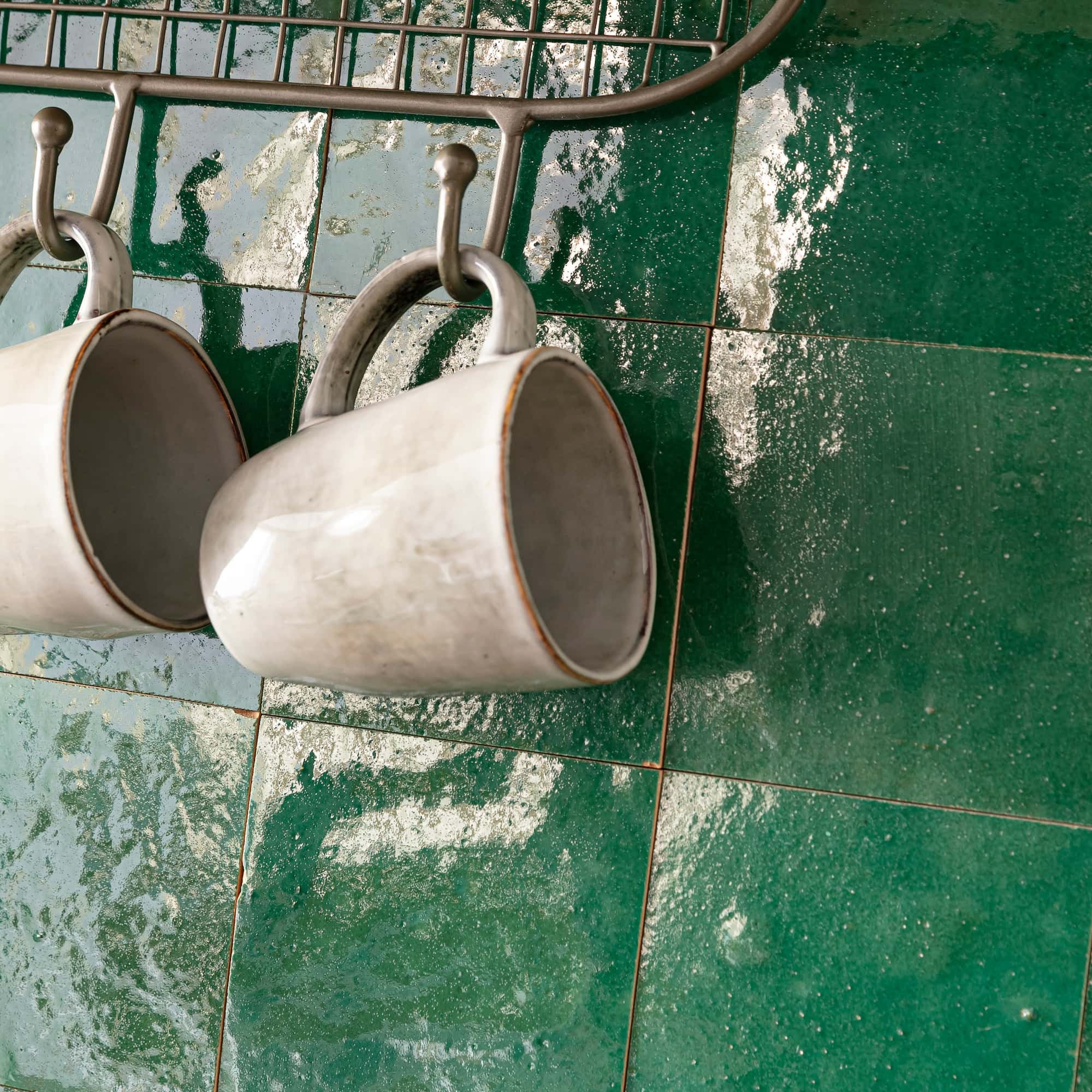 Carrelage Zellige Marocain Vert Emeraude 10x10 cm (vendu par 0,5 m²) - RO'MA NATURE - 3