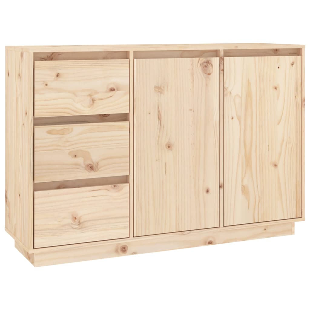 Buffet 111x34x75 cm Bois massif de pin - 8