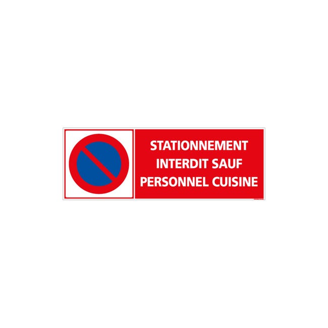 Cartello Parcheggio Riservato Clienti - 330mm In Alluminio Dibond 3mm - Aua Signaletique (Fatto In Francia)