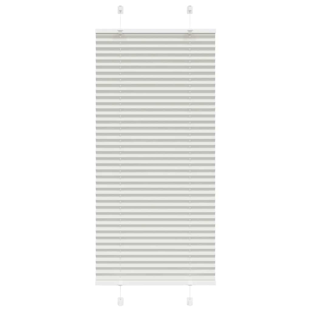 Roleta plisowana jasnoszara 55x150 cm Szerokość tkaniny 54,4cm vidaXL