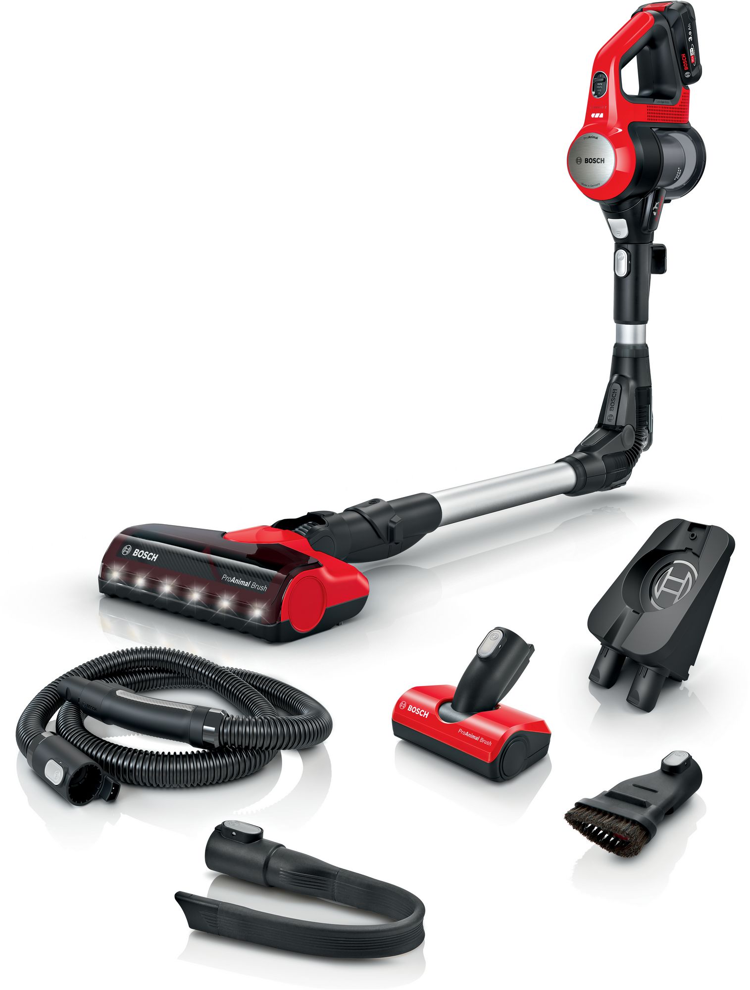 Bosch Aspiradora Escoba Eléctrica Bbs711anm, Sin Bolsa, 0,3 L, Color Acero Inoxidable. Negro Acero Inoxidable, Leroy Merlin