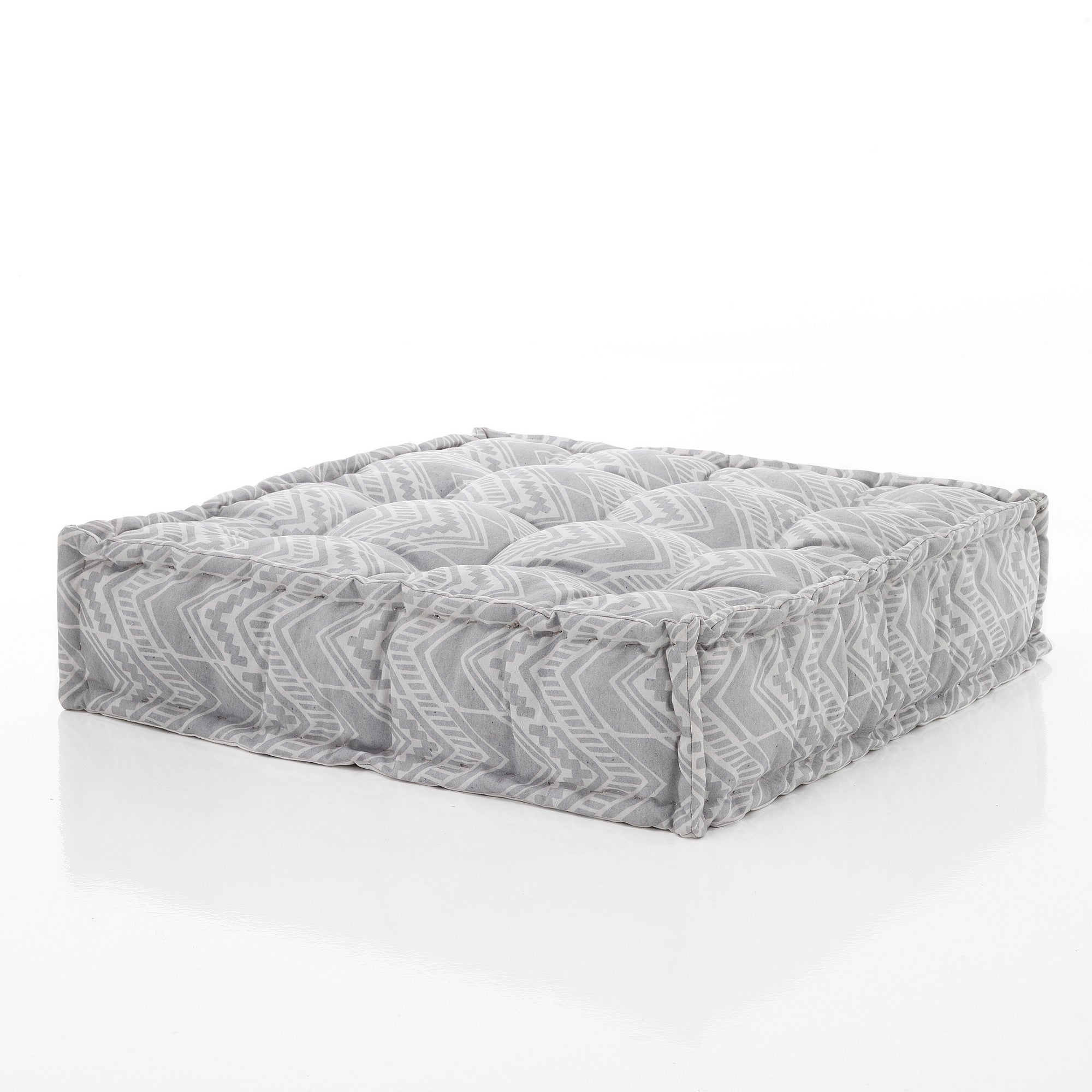 Pouf quadrato OUTDOOR IKAT GREY | Leroy Merlin