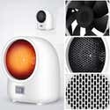 Radiateur Soufflant Portable 500W - Rotation 360°, Silencieux, économe, Pour Bureau, Chambre, Camping-car