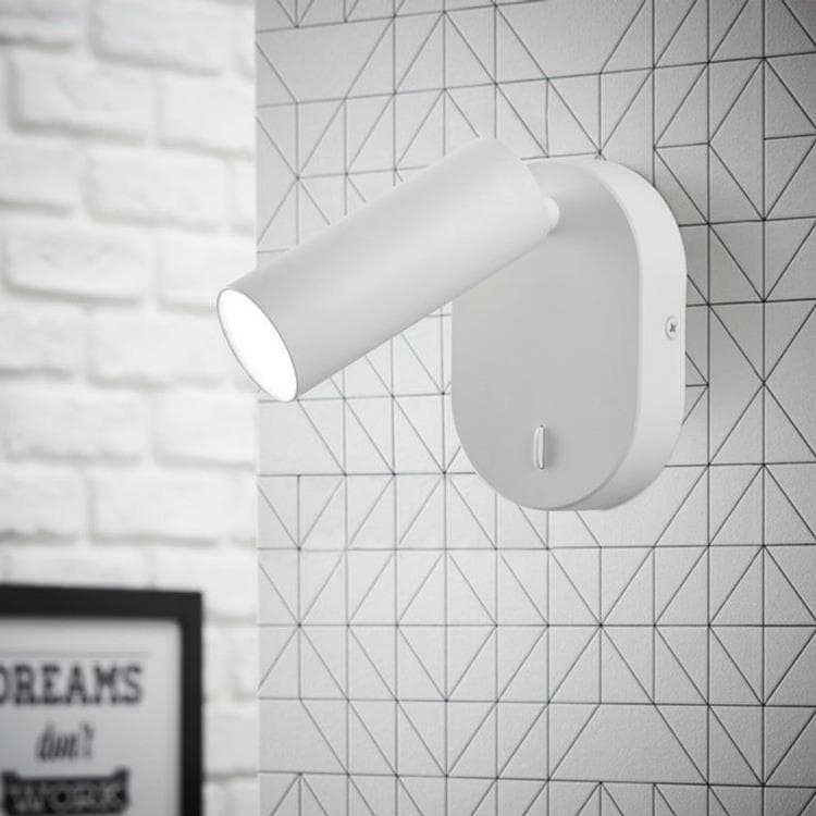 SOEREN-Spot LED orientable avec interrupteur Métal L18cm - - 2