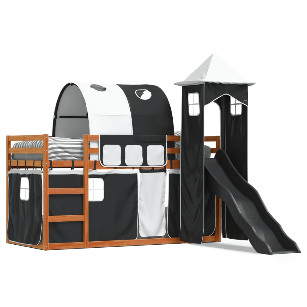 Rideaux Pour Lit Mezzanine Avec Tour - Ensemble Déco Chambre Enfant, 100% Polyester, Poches De Rangement Incluses - 8