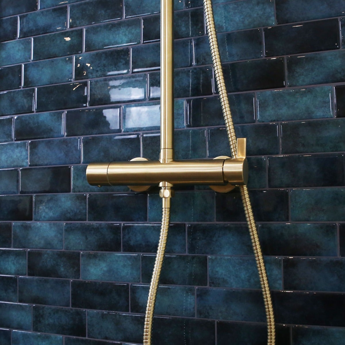 Delice II colonne de douche mécanique or brossé 300 - 4