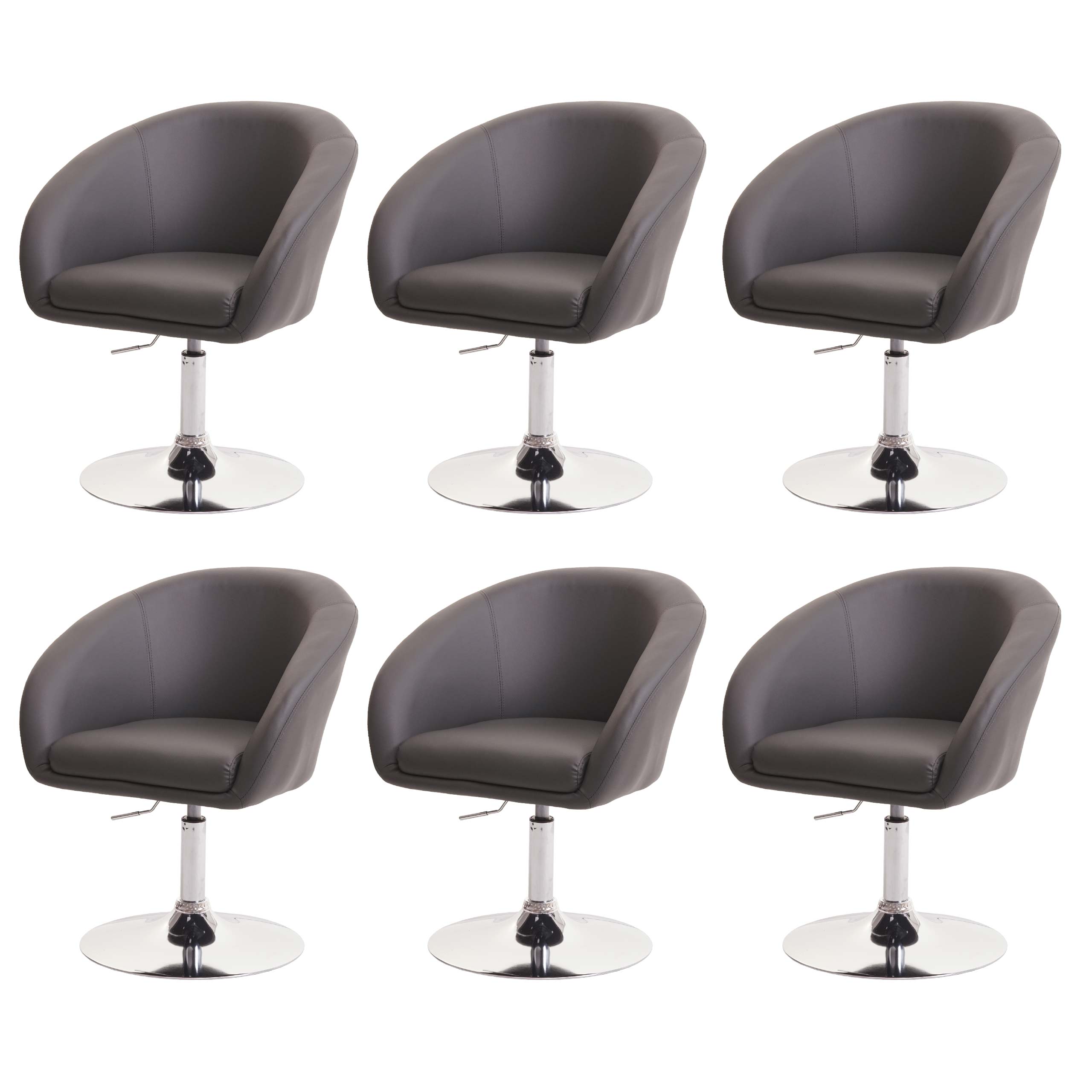 Set Di 6 Sedie Per Sala Da Pranzo HWC-F19, Sedia Da Cucina - Foto 5