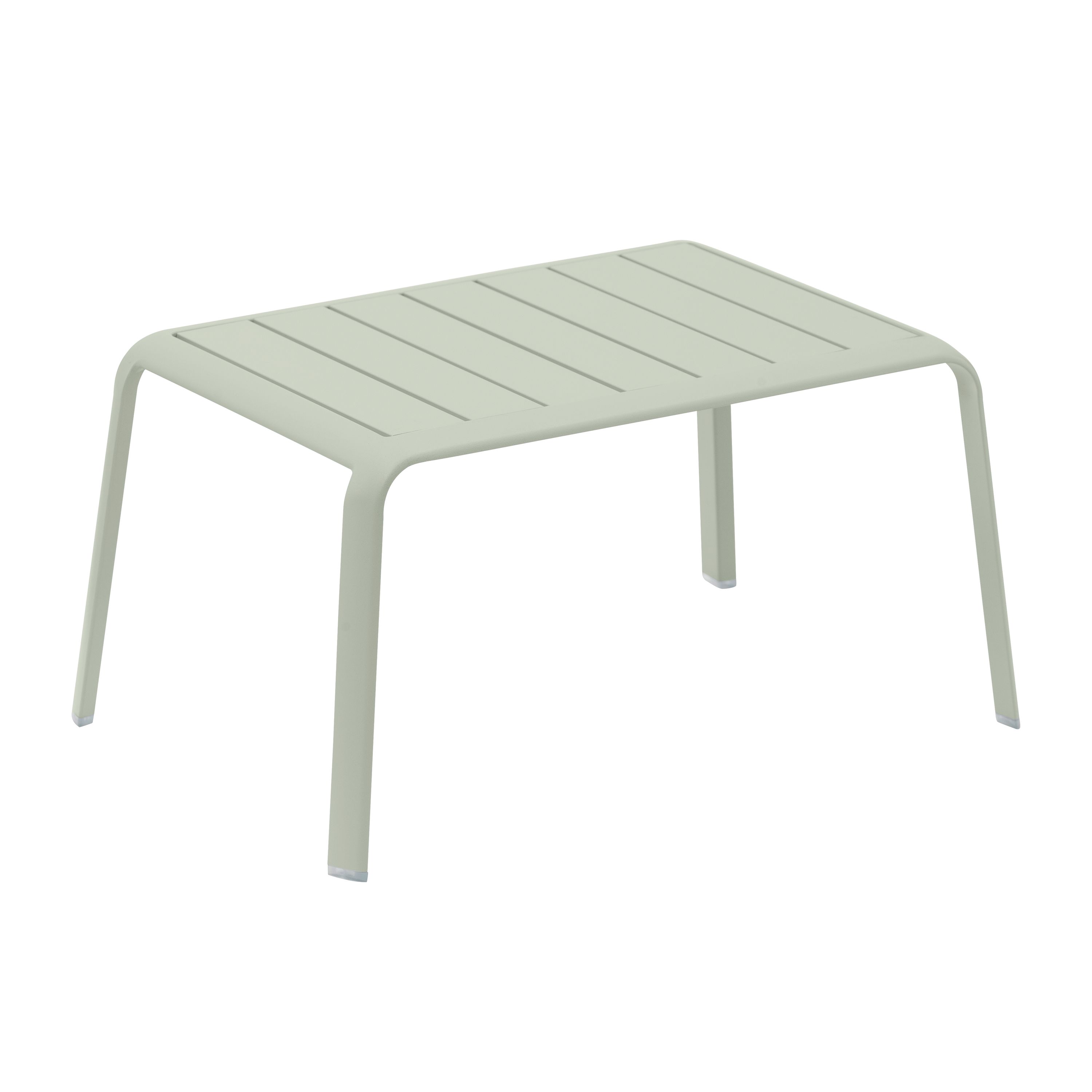 Stolik pomocniczy ogrodowy NATERIAL Idaho z aluminium sage 59x41x30 cm