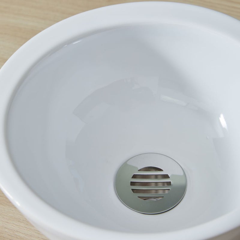 Lave mains design en bol blanc - 2