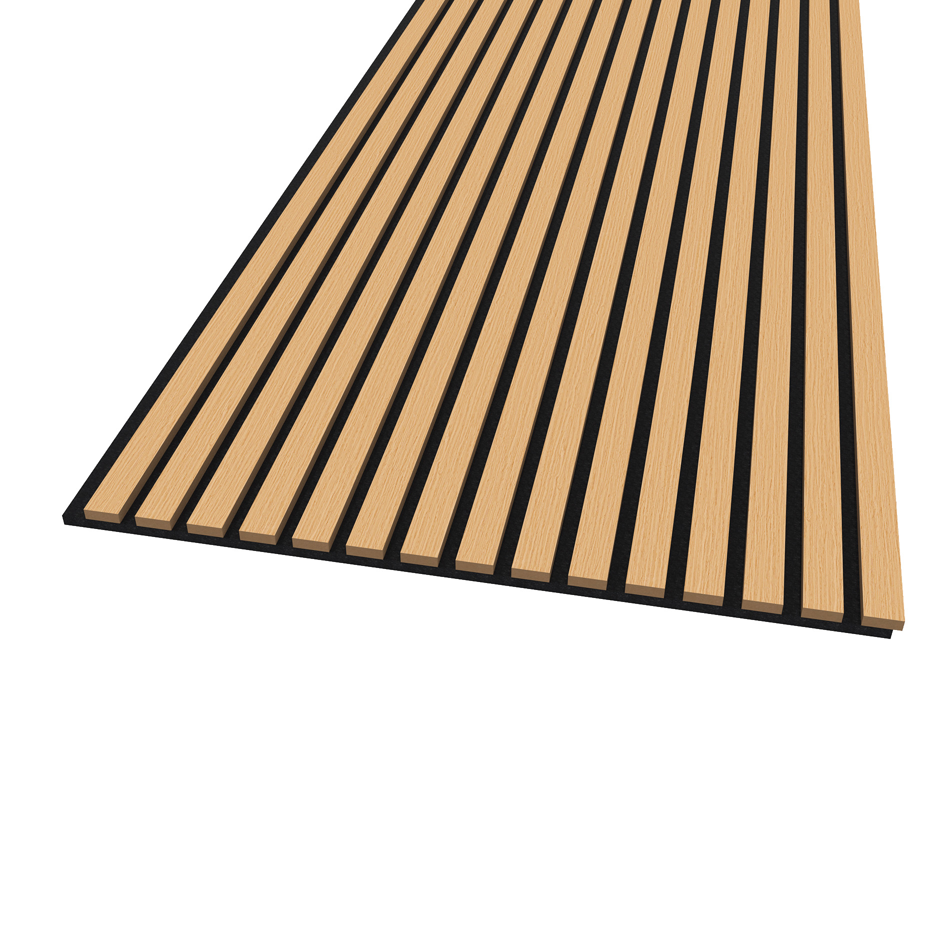 Lot de 2 panneaux muraux acoustiques décoratifs en bois MDF 120 x 60 cm, finition chêne foncé, excellente isolation acoustique, installation simple - 6