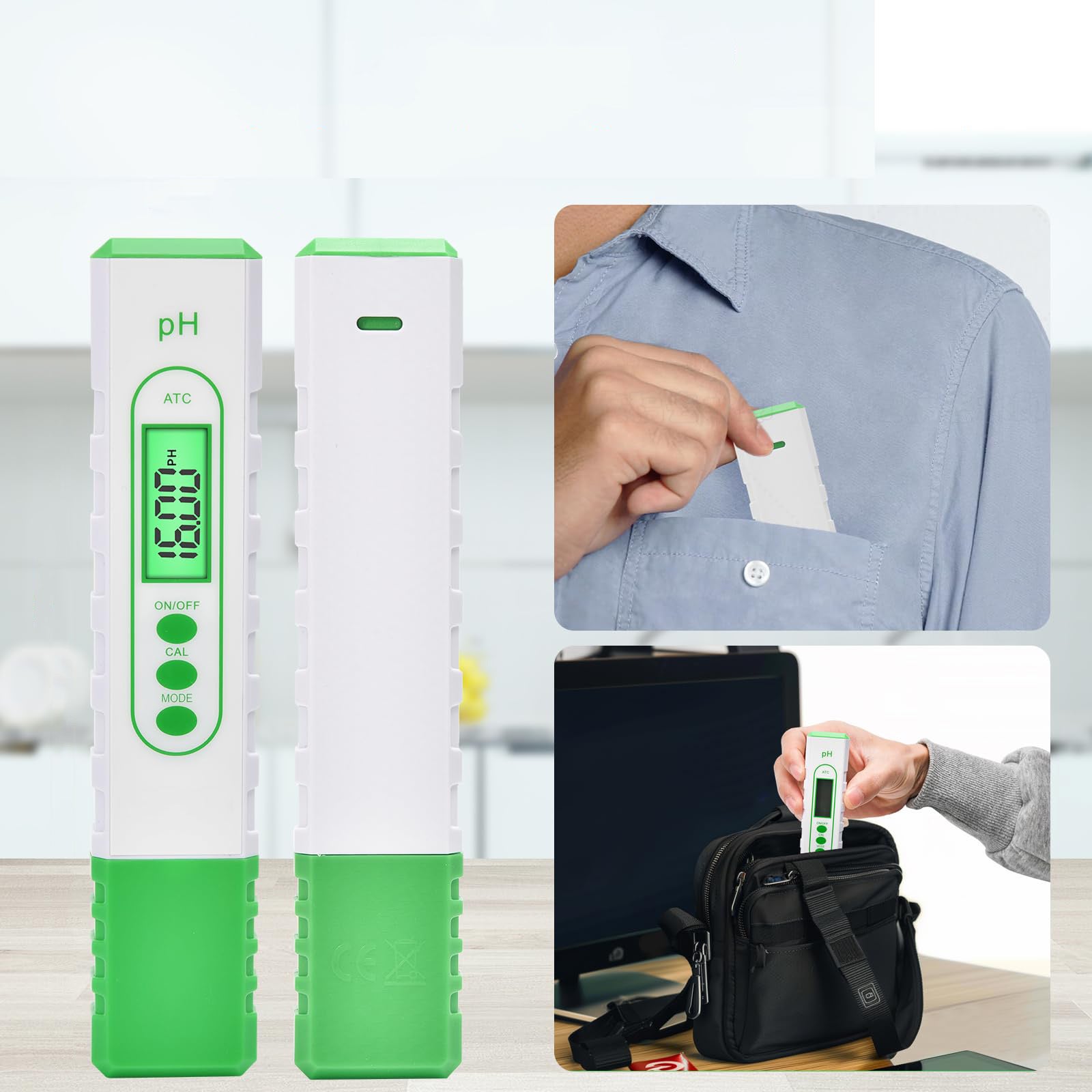 Stylo de test électronique quatre en un de haute précision, stylo de test domestique TDS/EC/TEMP/HOLO, stylo de test de qualité de l'eau - 5