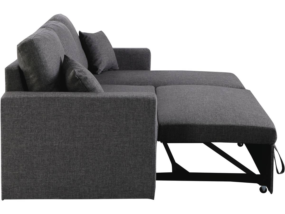 Canapé d'angle convertible/ réversible avec coffre 