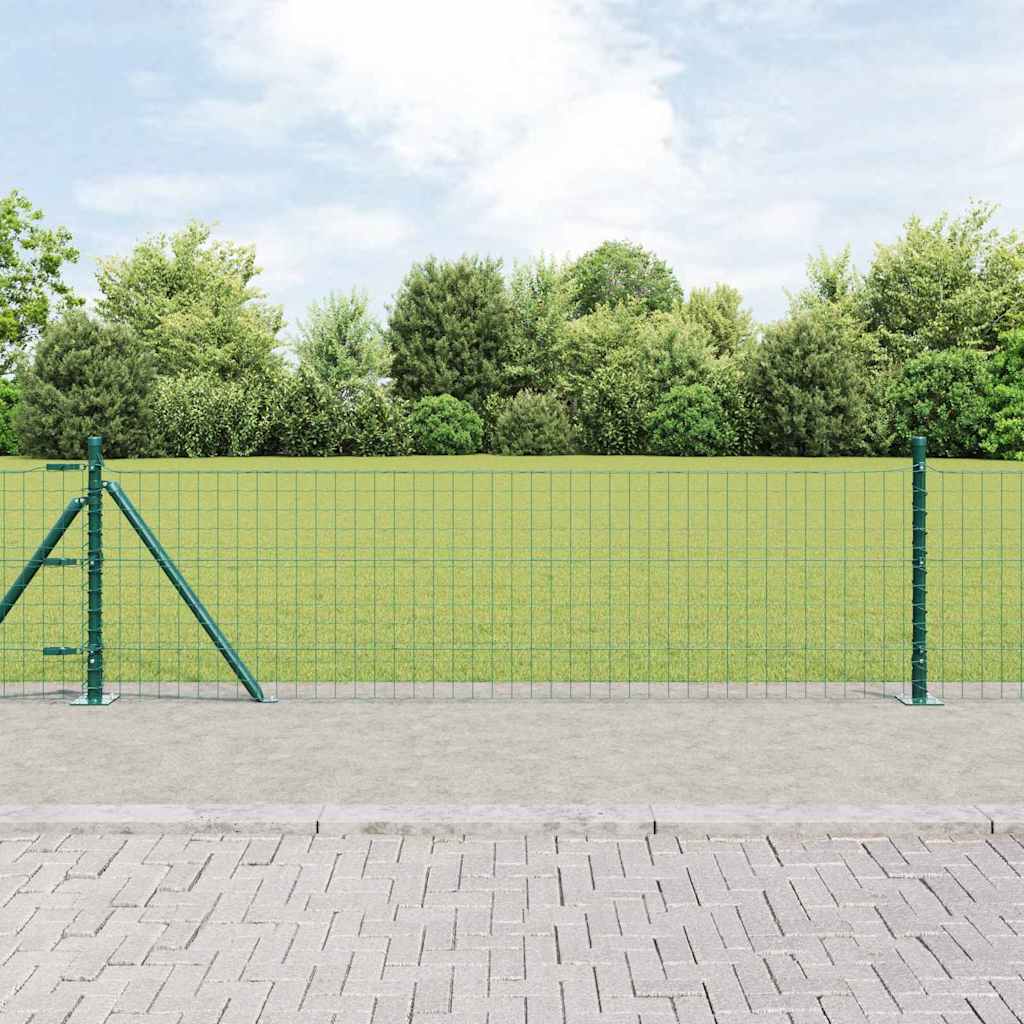 Słupek ogrodzeniowy. 52 pcs Szary 3,2 x 3,2 x 70 cm vidaXL