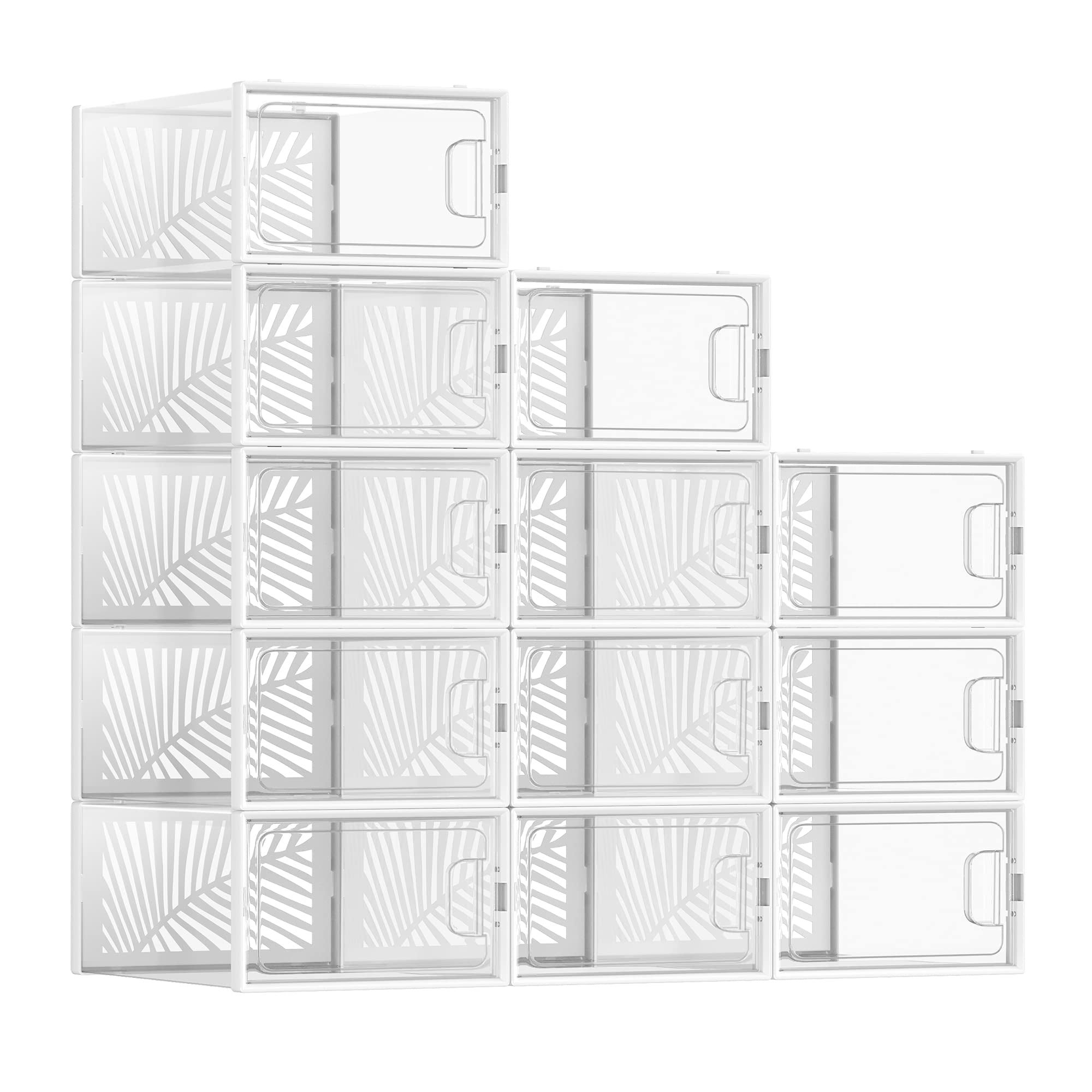 Tenis Mujer Set De 12 Cajas Para Zapatos Organizadores Plegables