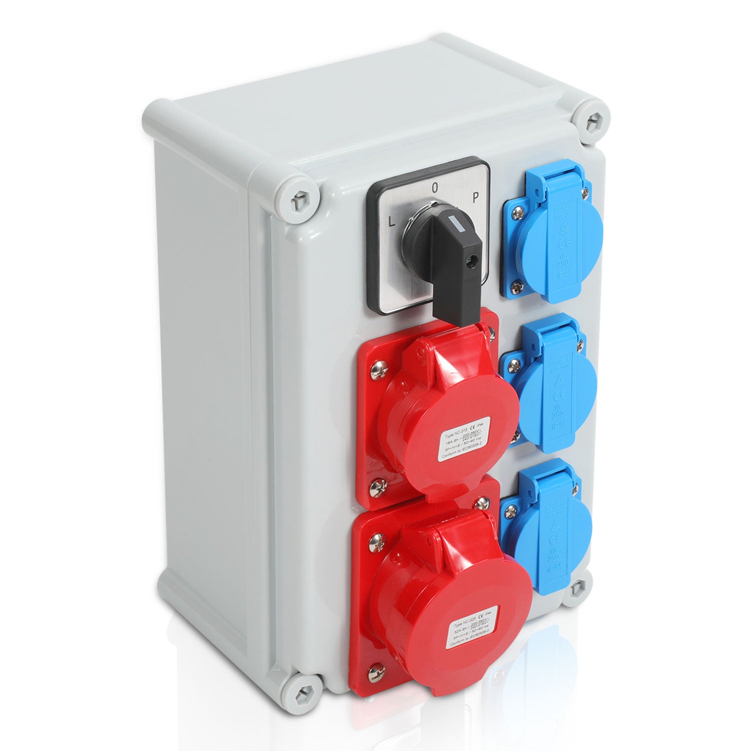 Coffret Électrique De Chantier 230V - Répartiteur Mural Avec Disjoncteur - Marque Vothen - Neuf