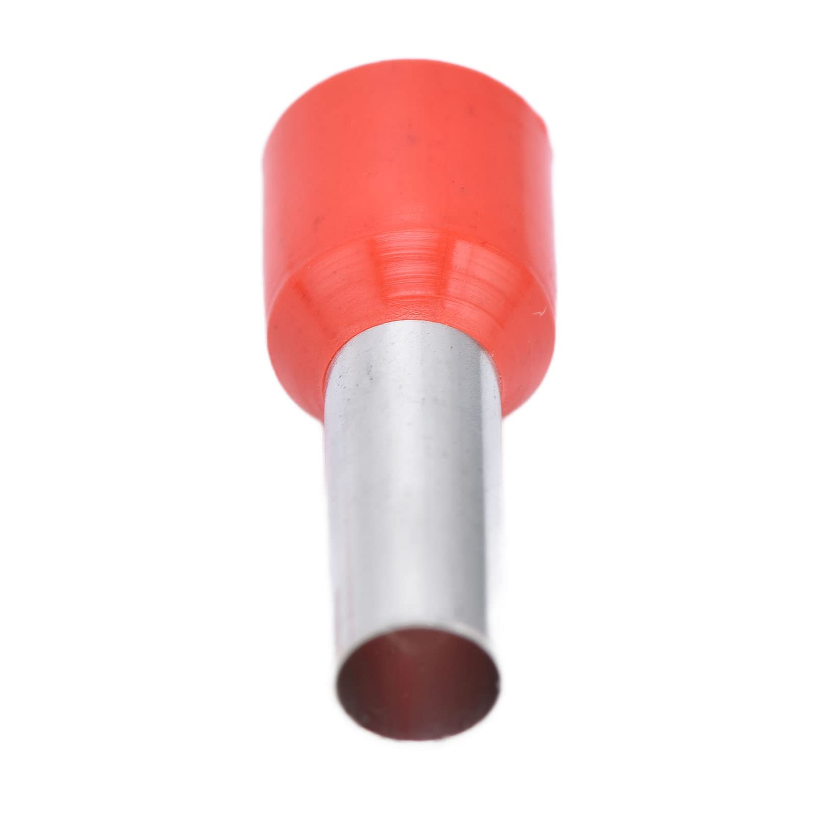 100 pezzi Terminale tubolare tondo isolato Connettore a crimpare in rame per filo elettrico 8AWG E10‑12 - 5