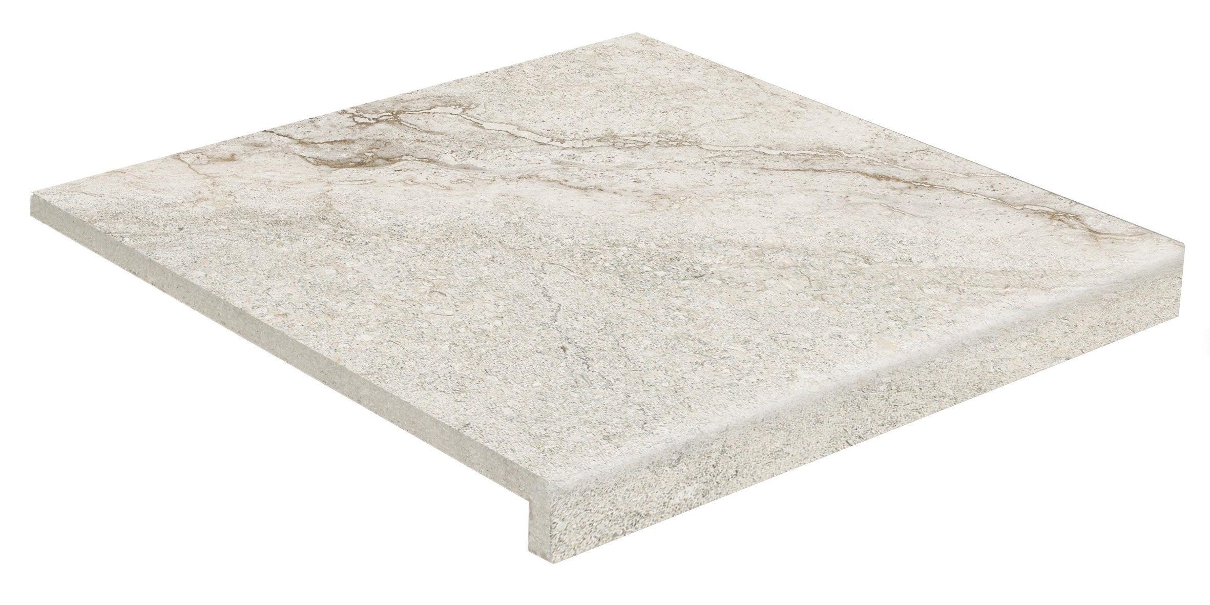 Nez de Marche Effet Travertin 33x33 Antidérapant R11 CROSS BLANC 33 — free download