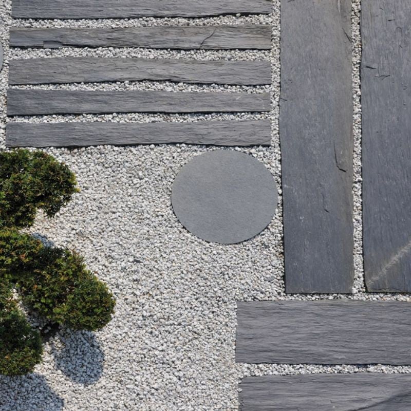 Pas Japonais en Ardoise Schiste - 150 x 50 cm - 4/6 cm - 4