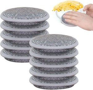 12 Spugne In Acciaio Per Cucina - Antigraffio, Riutilizzabili, Lavabili, Per Piatti E Pentole - Foto 6
