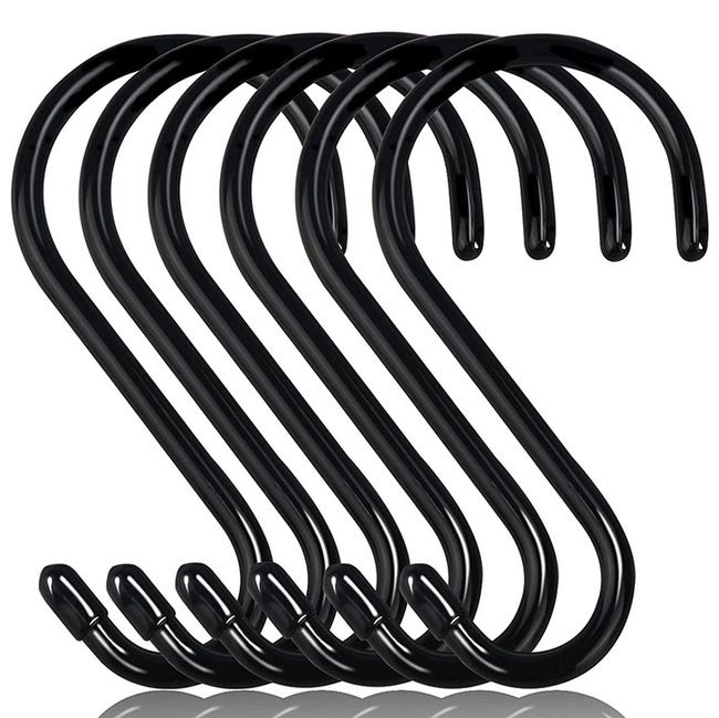 Antimbee Gancio a S Grandi, 12 Pezzi Ganci S per Appendere, Ganci a S in Metallo Resistente, Anti Ruggine Multifunzione per Utensili da Cucina, Ufficio, Armadio, Bagno, Camera, Officina, Giardino Antimbee Gancio a S Grandi, 12 Pezzi Ganci S per Appendere, Ganci a S in Metallo Resistente, Anti Ruggine Multifunzione per Utensili da Cucina, Ufficio, Armadio, Bagno, Camera, Officina, Giardino