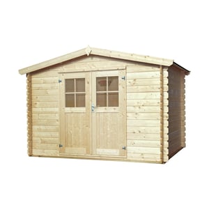 Abri de jardin en bois double pente Falun 3 x 3 m Eden Partenaire Jardin