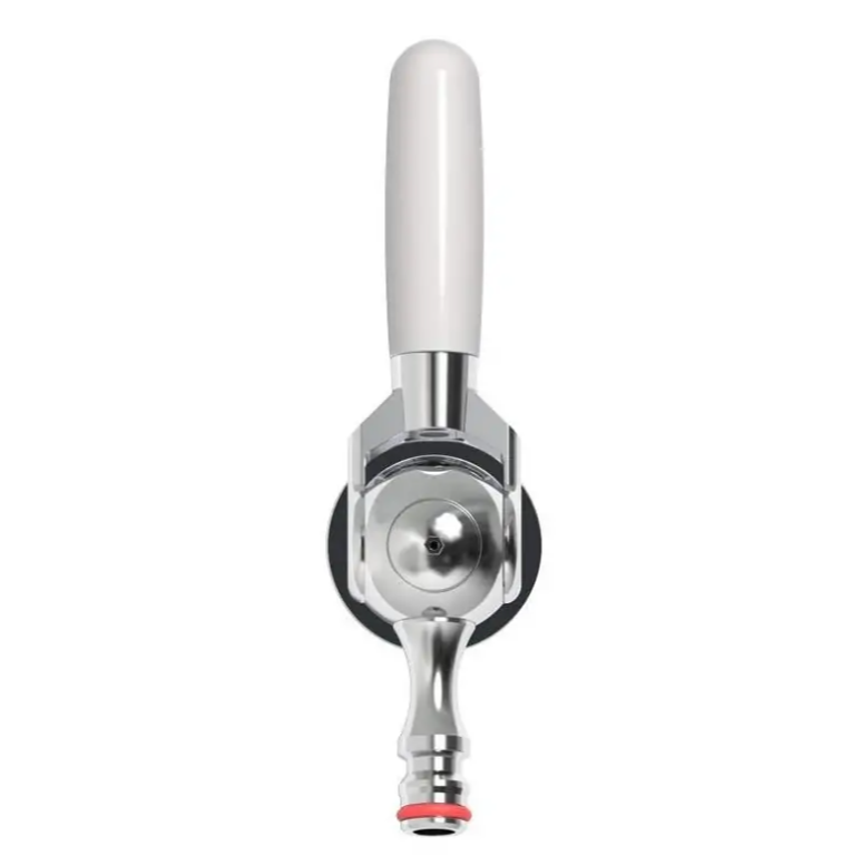Rubinetto da giardino ad innesto rapido INGENIUS CYGNUS completo in ottone cromato IG480COL01 - Cromo - Bianca - 2