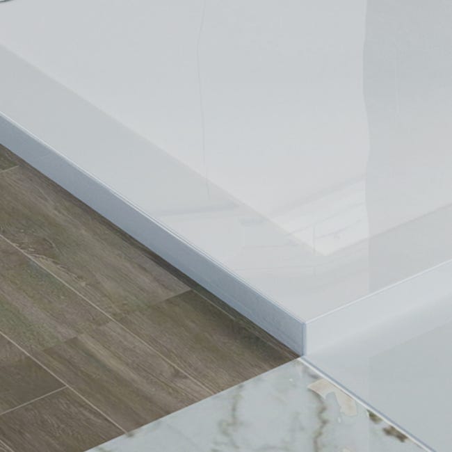 Piatto Doccia Quadrato 100x100 Cm Acrilico Bianco - Spessore 4 Cm, Bordato, Resistente - Foto 11