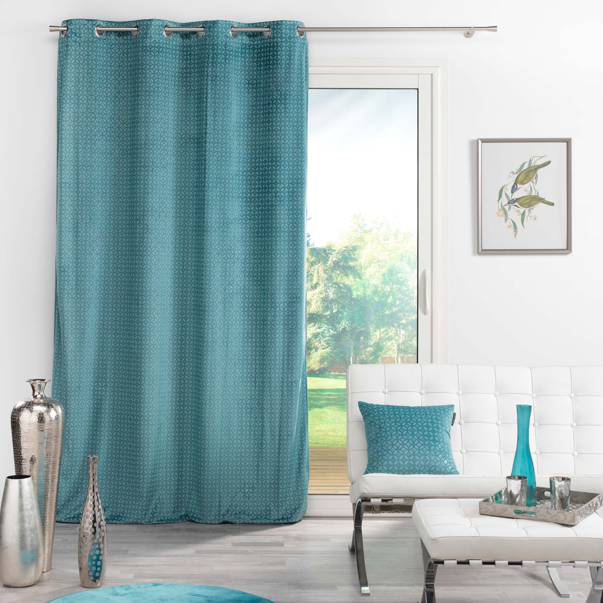 Rideau en taffetas polyester somptueux sur-mesure