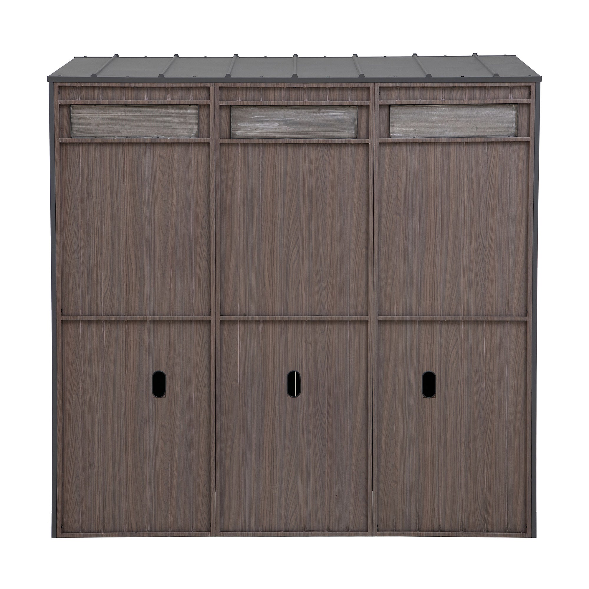 Abri de jardin MAMBO pour cuisine extérieure - 94cm x 220cm, anthracite - 11