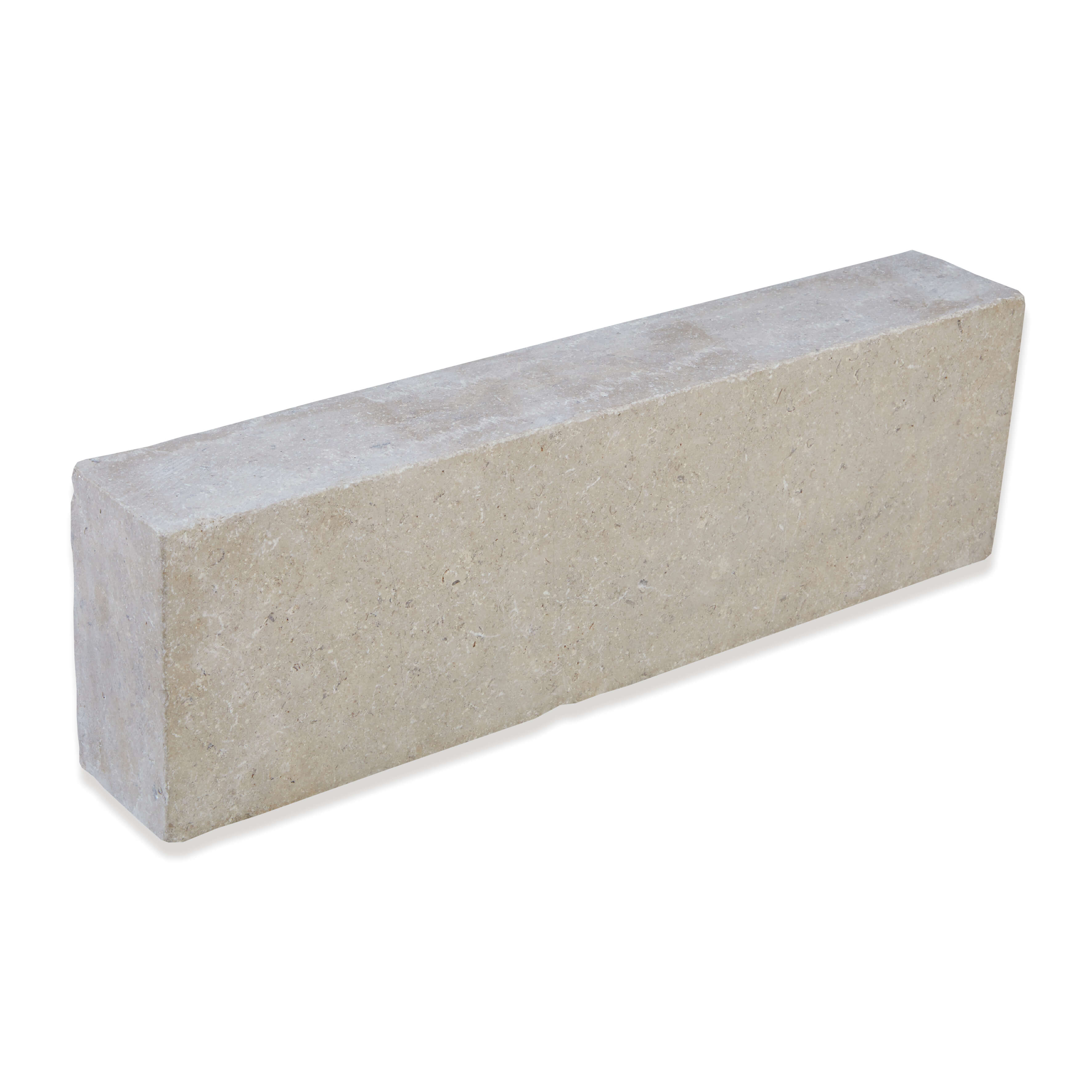 Bordure de jardin Pierre d'Egypte Beige 50x15x8 cm (lot de 5 bordures soit 2,5 mètres) - RO'MA NATURE - 2