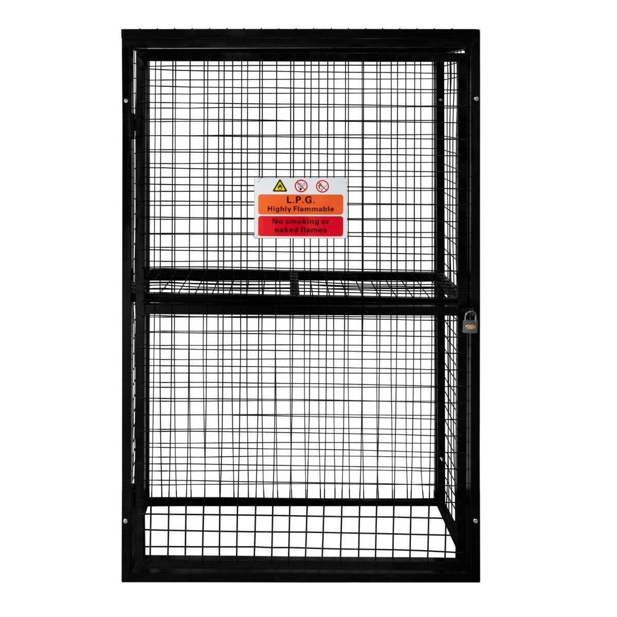 Merlin Cage Cage Métallique Acier Galvanisé - 57 x 116 x 184cm - Rangement ...