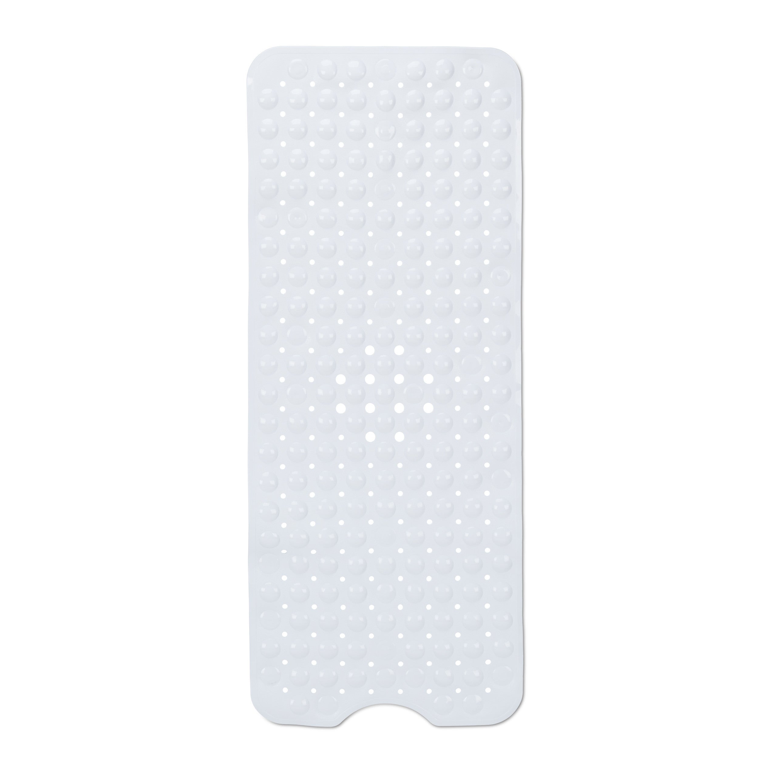 Tapis De Bain Antidérapant Effet Marbre - 38x69cm, 112 Ventouses, 98 Trous De Drainage - Pour Baignoire Et Douche