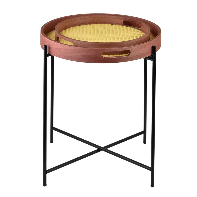 lammy stolik z tacą-komplet 2 tac38x38x48cm/taca 30cm