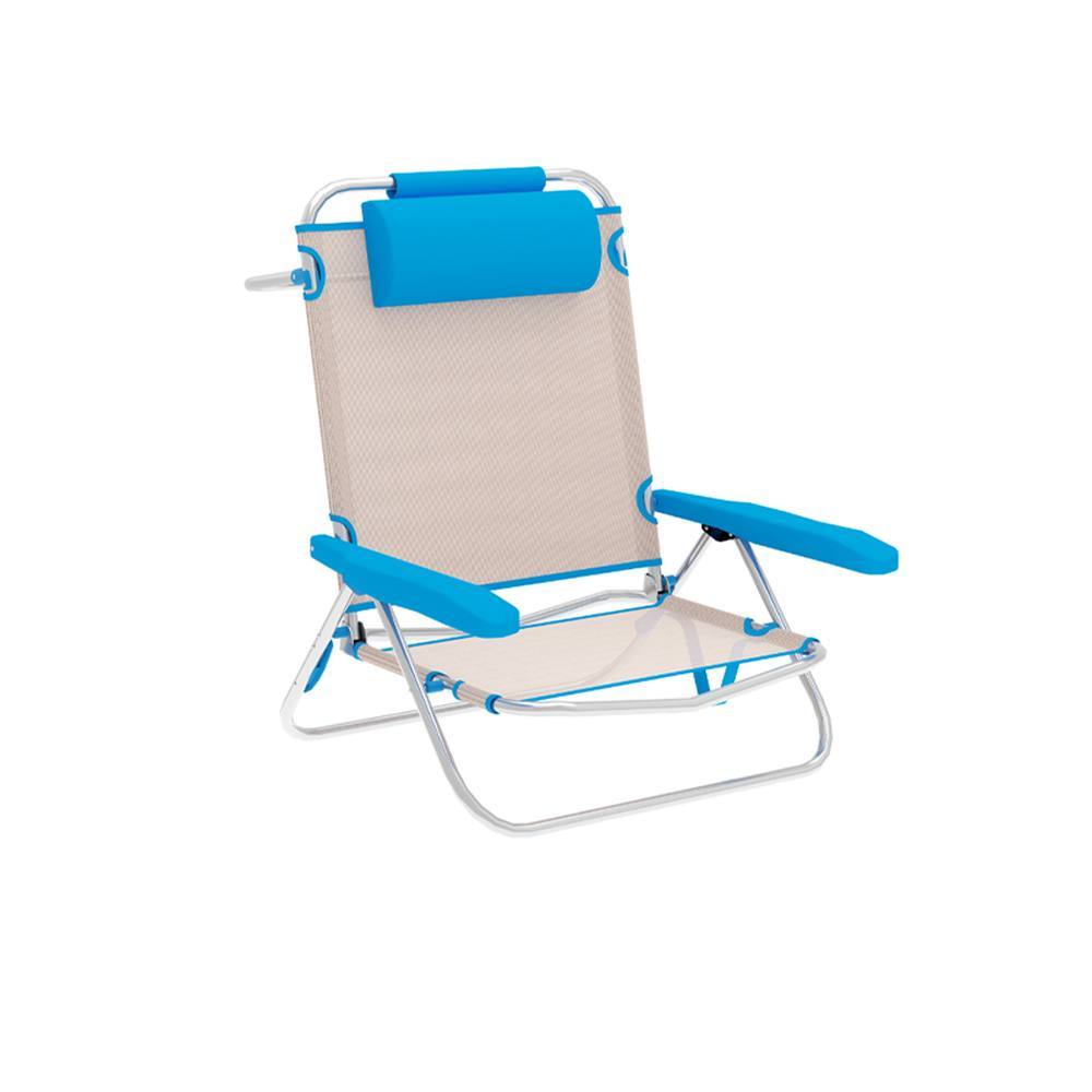 Krzesło składane Marbueno Summer 10172 Odporne aluminium i 5 pozycji