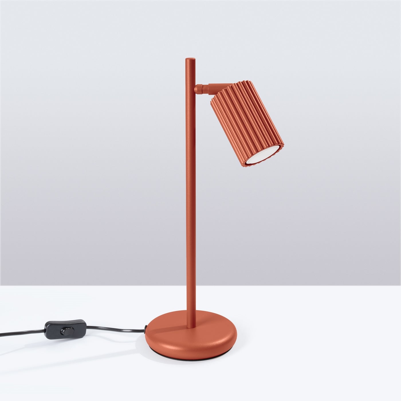 Lampa biurkowa GLOOW ochra czerwona LED 4000K - 14.5x19.5x43cm Sollux