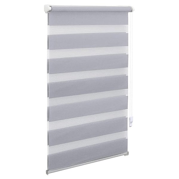 Kurtyna drzwiowa do łazienki, kuchni, toalety, 45 x 150 cm, szara, do perforacji