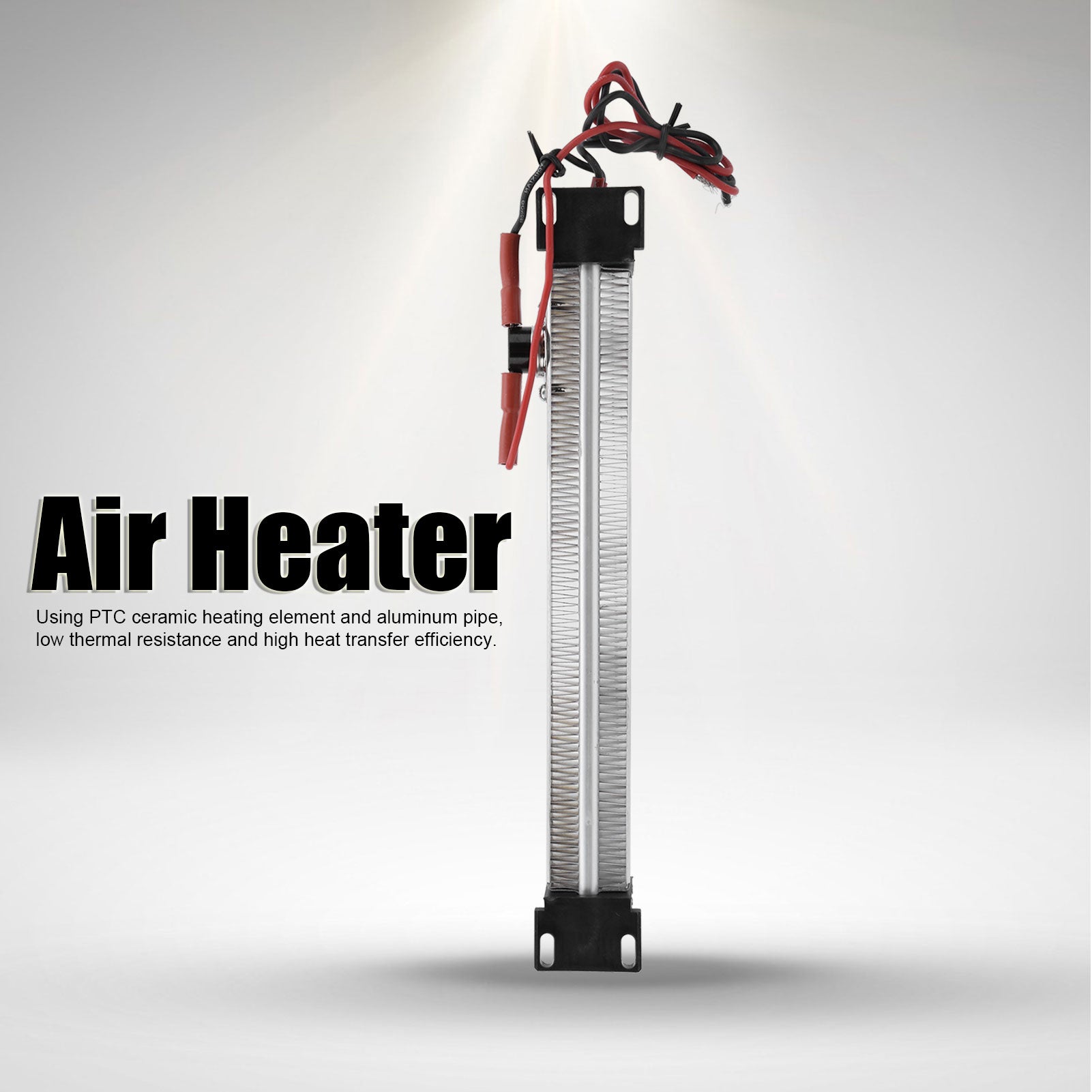 Riscaldatore d'aria elettrico AC 220V 600W Elemento riscaldante termostatico in ceramica PTC isolato - 2