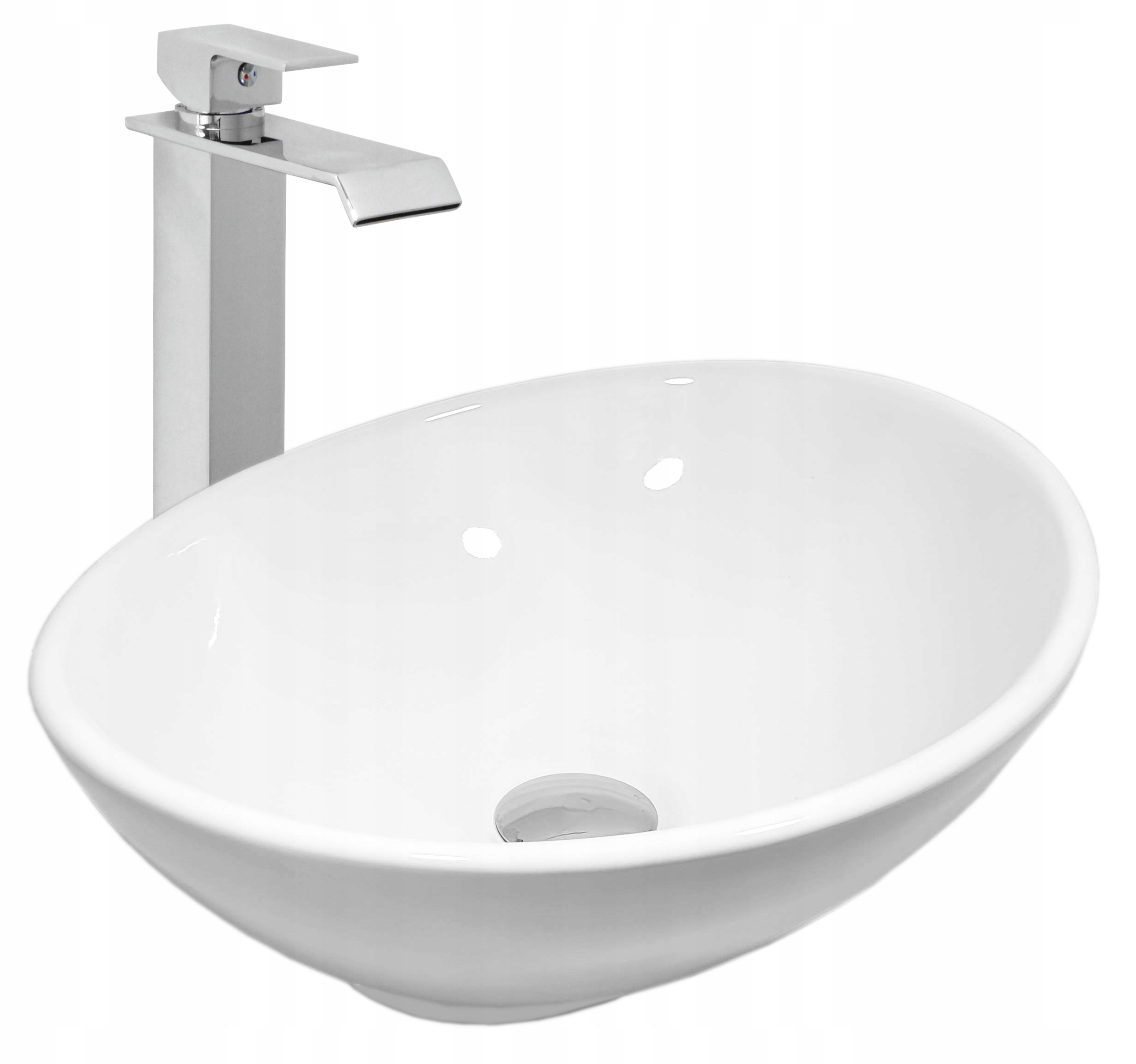 Umywalka nablatowa Estiva EBA White biała 41,5x34x14 cm