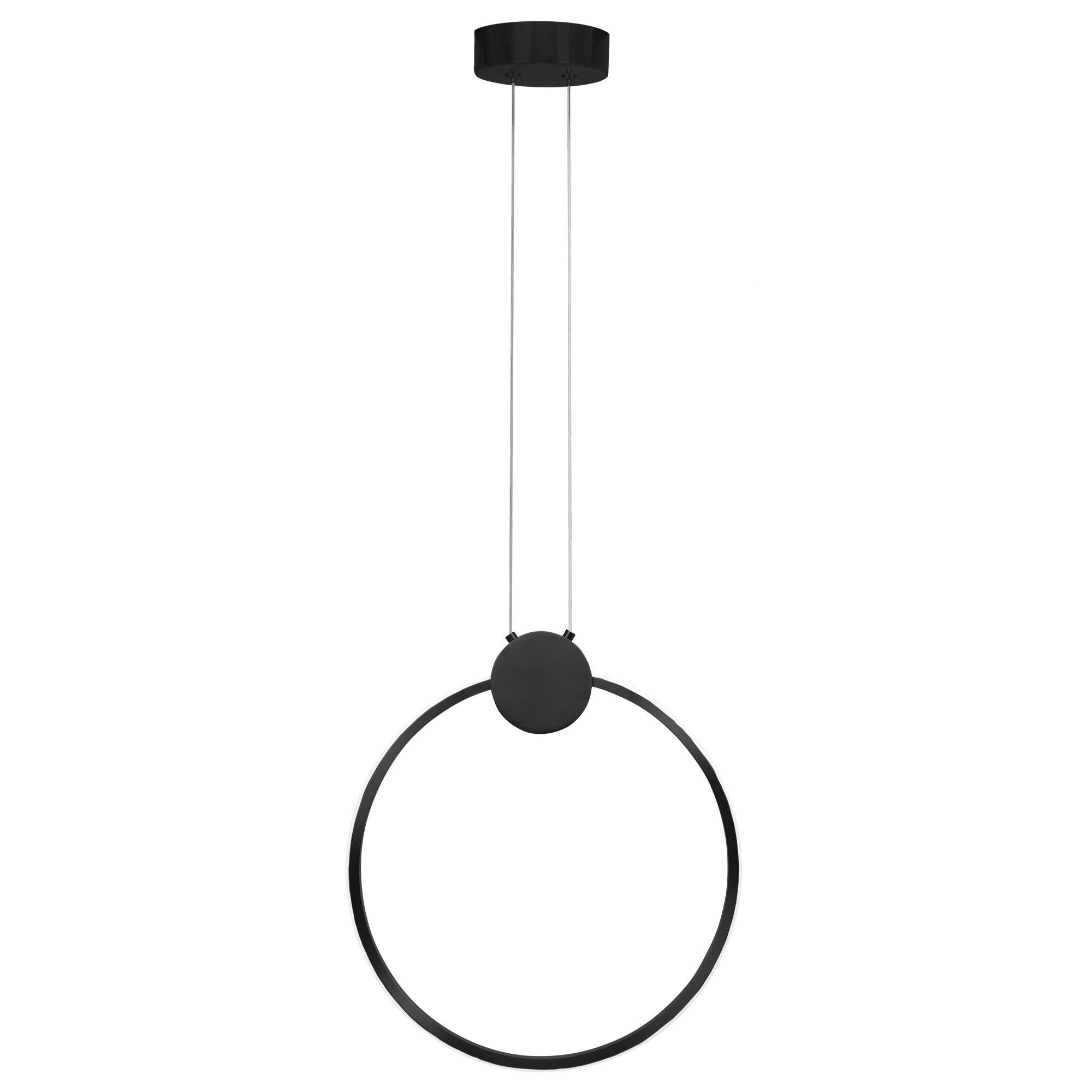Lampa Sufitowa Wisząca Led Toolight Led App1392-Cp Czarny 30Cm